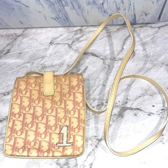 Dior monogramme trotter cristal rose 1 sac bandoulière