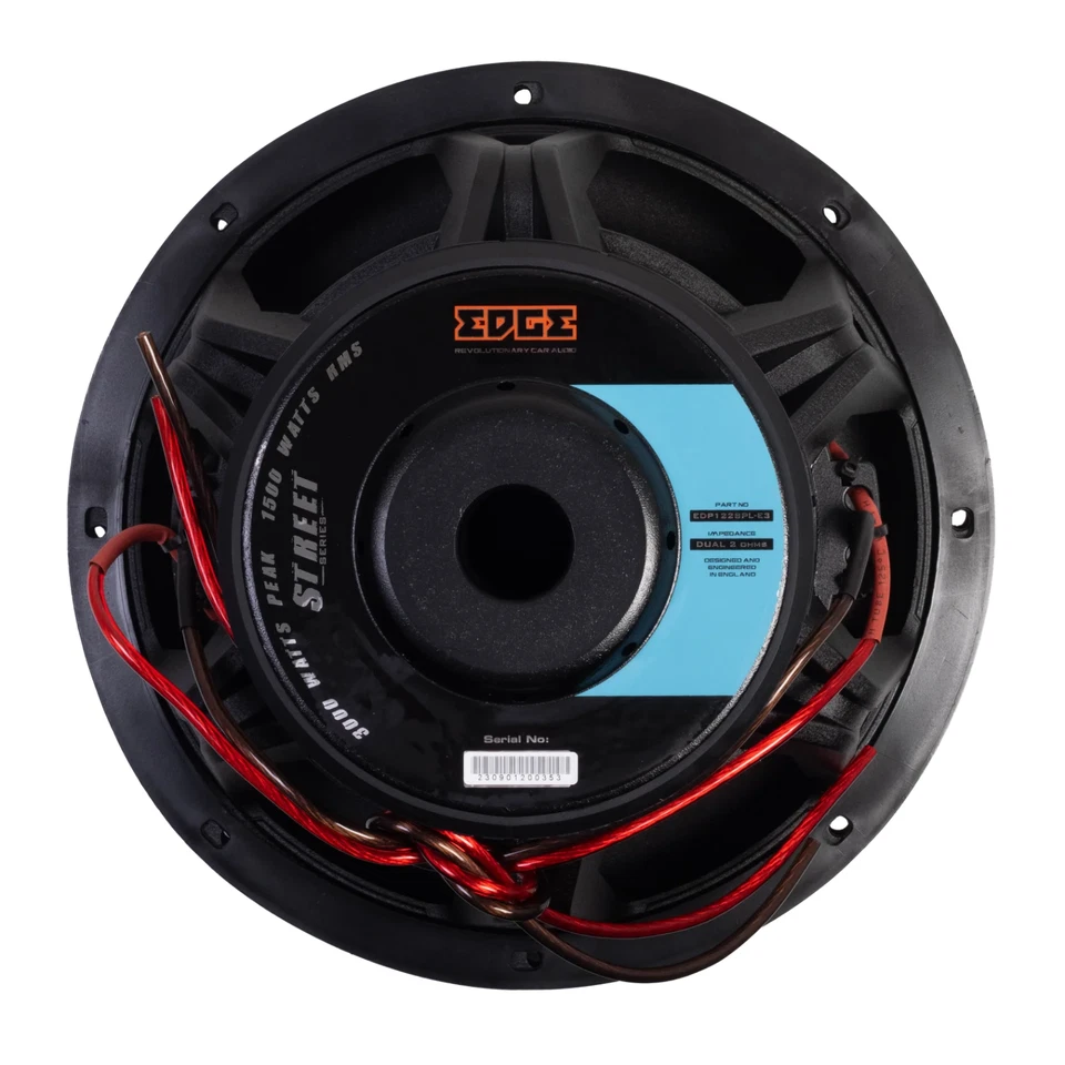 Edge EDP122SPL-E6 - 12"" 30 cm 4500 W Dual 2-Ohm Competition Subwoofer Bass Treiber - Bild 3 von 4