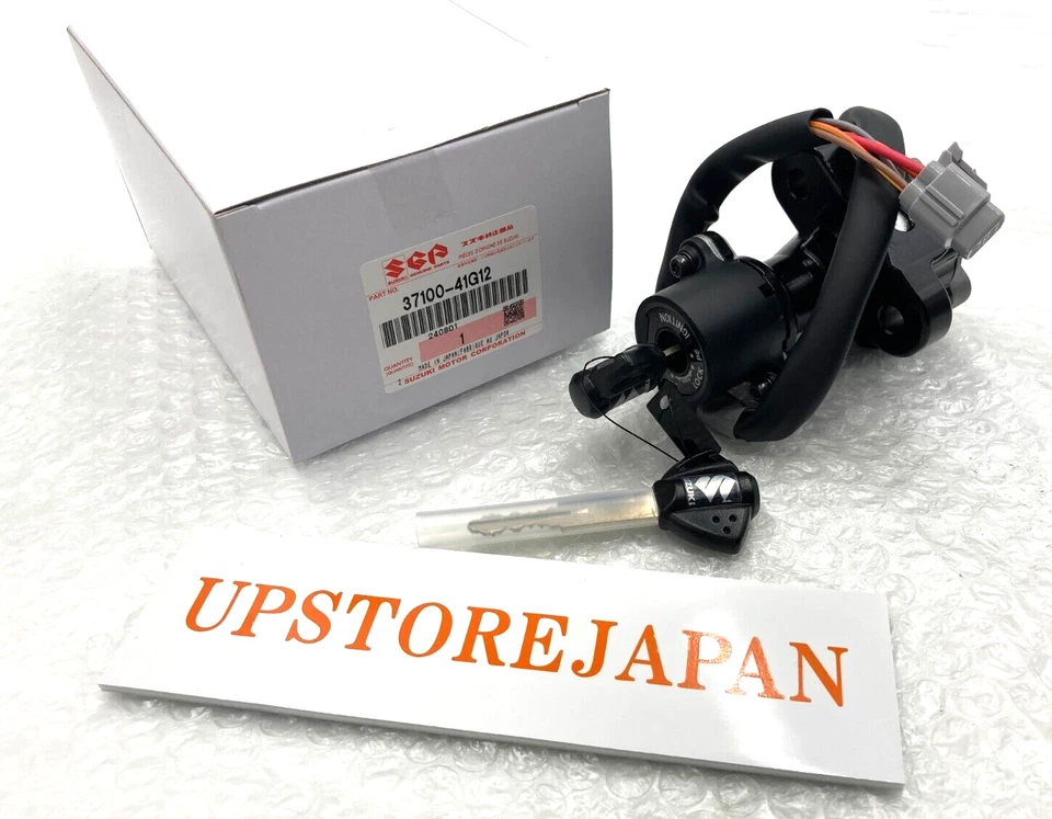 Interruptor de encendido y 2 llaves Suzuki GSXR GSX-R 600 750 2006-2024 OEM 37100-41G11 Foto 4 de 4