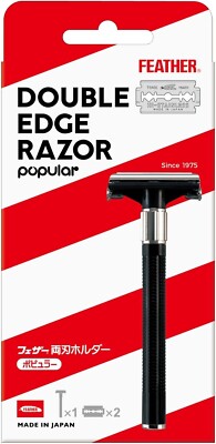 Japanese Feather Double Edge Razor Rasor Holder Made in JAPAN