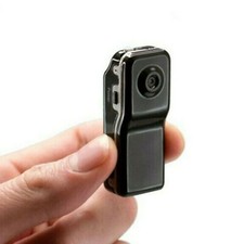 Mini Action Camera Compact Body Worn Cam Motorcycle Bike Helmet Clip