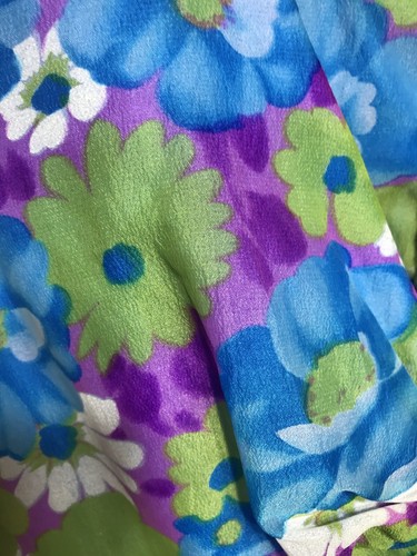Vintage 70’s Handmade Hippie Flower Power Boho Dress Roughly Size 8 or Med - Picture 6 of 6