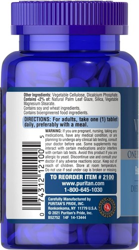 Puritan's Pride Vitamins for The Hair-60 Coated Tablets (Exp: 07/2026) - Picture 2 of 3
