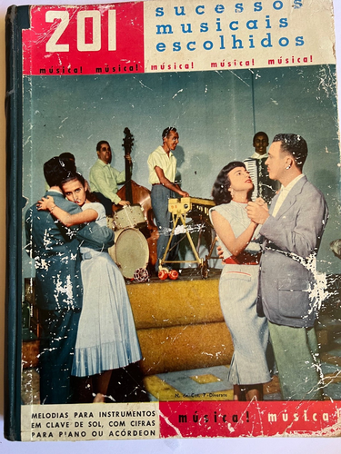 201 Sucessos Musicais Escolhidos – Vintage Brazilian Sheet Music Book (Sambas) - Picture 21 of 21