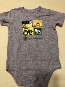 john deere baby romper