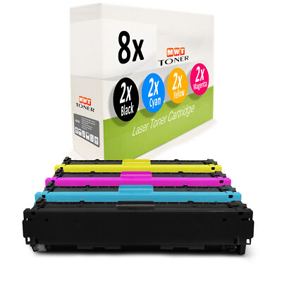 8x MWT Toner XXL Alternative für HP LaserJet Pro Mfü M-280-nw M-254-dnw M-254-dw