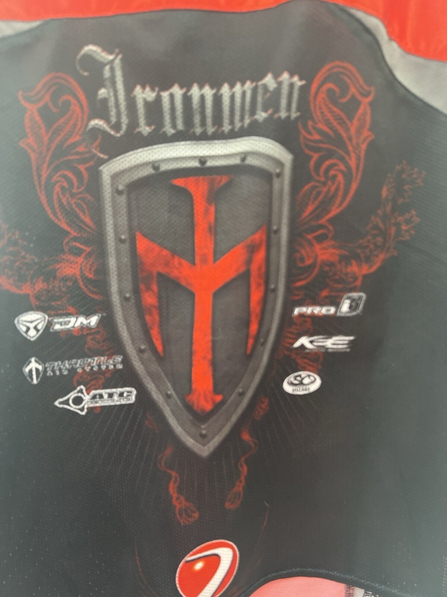 Dye Paintball Men's Jersey Red Ironmen Padded Pullover Mesh