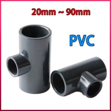 PVC Tee Plain 3-Way Reducing Adapter 20mm-90mm Diameter