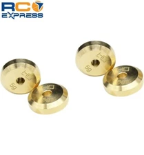 Hot Racing Axial SCX24 Brass Wheel Weights ( +4mm Steel Axles* ) SXTF2604H