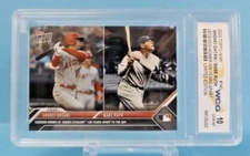 2023 Topps Now #143 WCG Gem Mint 10 - Ohtani / Ruth 100 Yrs Apart - 4/18/23