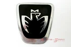 UNIQUE GLOSS BLACK FIBER SILVER MIDSHIP LOGO BADGE PLATE MR2 SPYDER MRS MR-S JDM