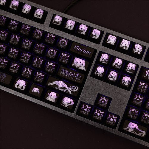 Frieren at the Funeral Customized Mechanical keyboard keycaps RGB 104KEYS OEM - Picture 5 of 6
