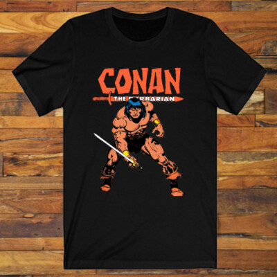 Conan the Barbarian Movie Men's Black S to 3XL