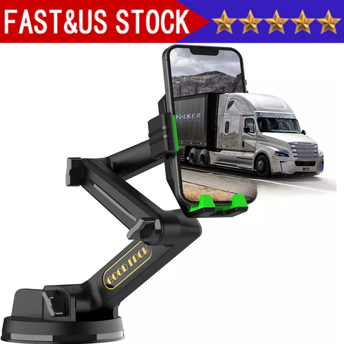 Phone Holder Mount Heavy Duty Truck Car Dashboard Windshield Long Anti-Shake