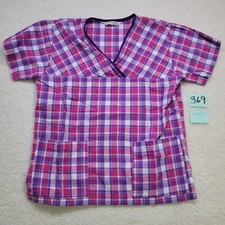 Lot of 2 Clothes That Work by Regina Women's Scrub Tops Size Small Pre-owned