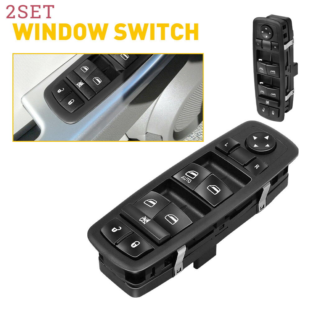 Master Power Window Switch Driver Side Dodge Journey 2007-2011 2-Pack