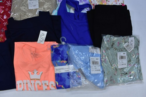 The Children's Place Lot Of 21 Girls Size Large 10/12 Mixed Seasons Tops Bottoms - Picture 5 of 8