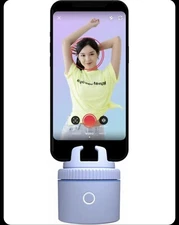 Pivo Pod Lite (Blue)  Mini Auto Tracking Phone Holder - Bluetooth No Usb Charger