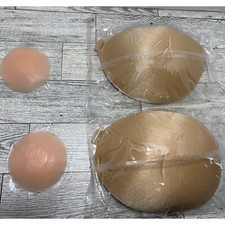 Strapless Sticky Bra Sz C Invisible Push Up Reusable Adhesive Bra Nipple Covers