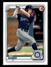 2020 Bowman Draft #BD-28 Zach DeLoach Card Seattle Mariners