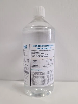 SOLNATCHI Monopropylène glycol USP GRADE 99,9% 1 kg