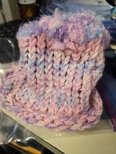 Handmade Baby Pastel Pinks Tobaggon / Cap New