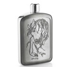 Royal Selangor Quality Pewter Collection Rulz Stallion Hip Flask 15cL Capacity