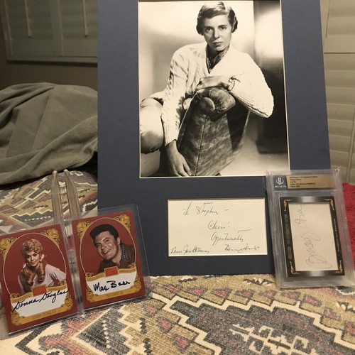 The Beverly Hillbillies Autograph Package.Price Is for all 4. Beautiful Set