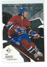 Ron Hainsey Signed 2003/04 Upper Deck Black Diamond Card #76