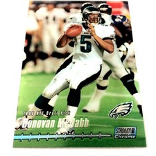 Donovan McNabb 1999 Stadium Club Chrome Rookie Card #133 NFL Philadelphia Eagles. rookie card picture