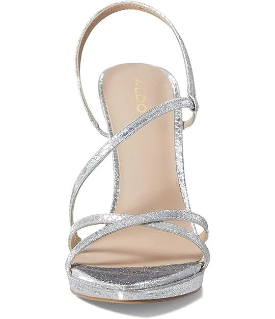 Salto agulha prata Aldo Resurge tamanho 7,5 - Imagem 2 de 4