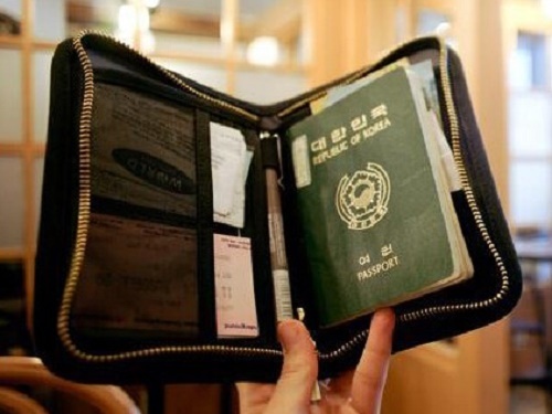 Travel Wallet Passport Holder Organizer Credit ID Card FREE RFID Passport Sleeve - Picture 10 of 16