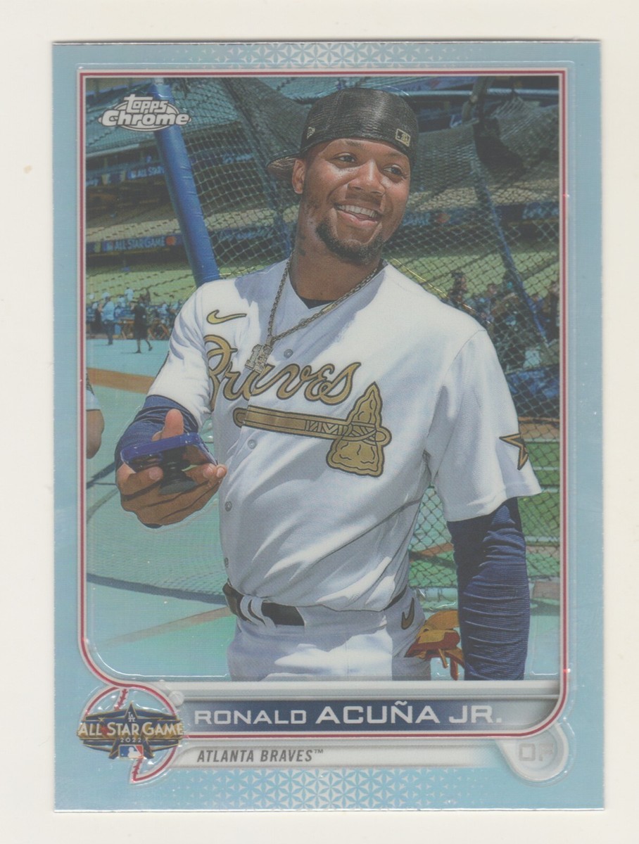 2022 Topps Chrome Update ALL STAR GAME #ASGC-17 RONALD ACUNA JR 2022 Topps Chrome Update ALL STAR GAME #ASGC-17 RONALD ACUNA JR