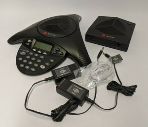 Polycom Soundstation 2w Expandable 1 9ghz Wireless Conference Speaker Phone Ebay