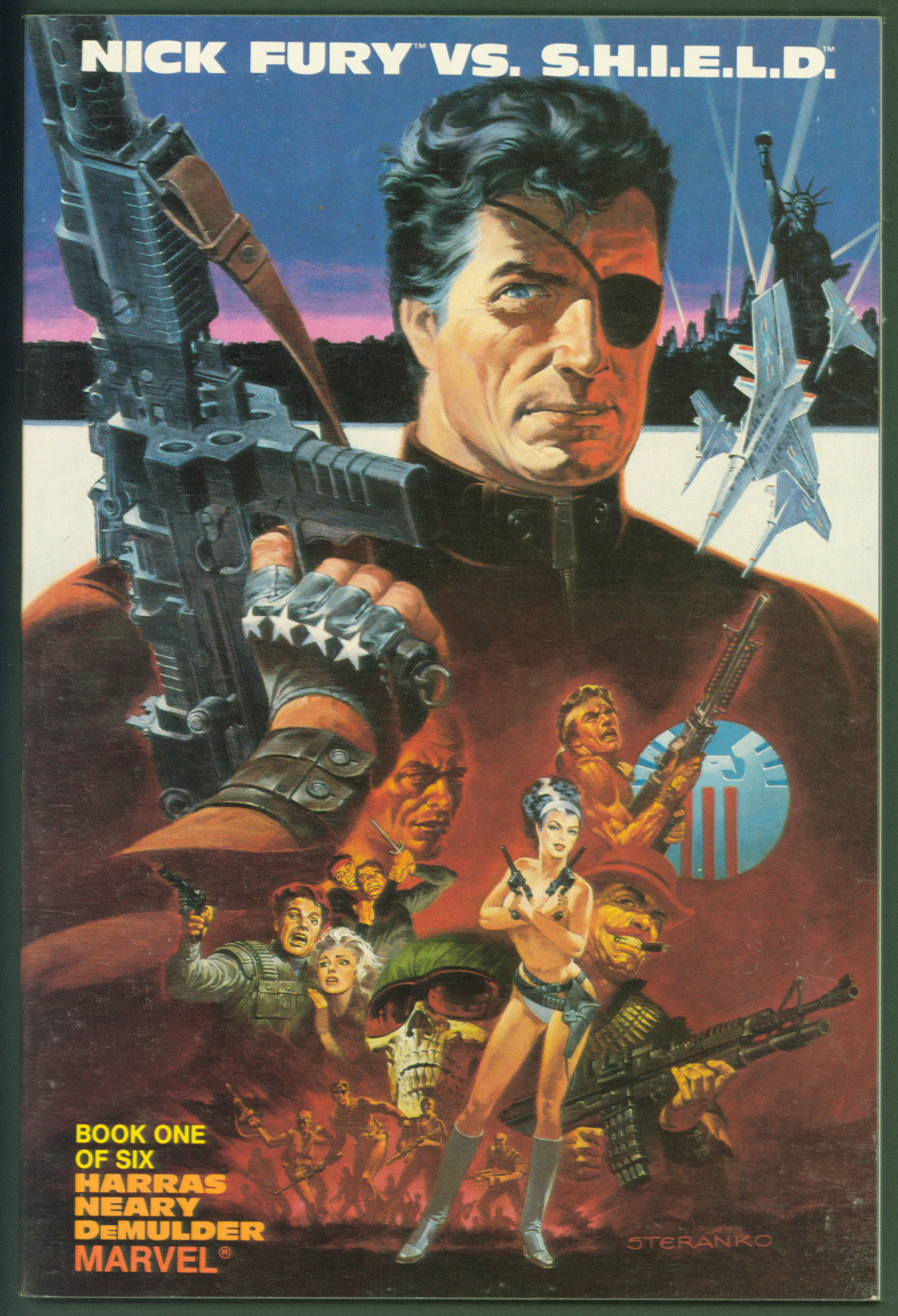 VTG 1988 Marvel Comics Nick Fury vs. SHIELD Complete Set of 6 #1,2,3,4,5,6