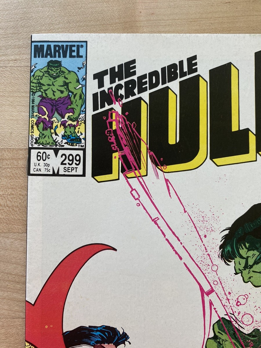 INCREDIBLE HULK #299 - VS. DOCTOR STRANGE! MARVEL COMICS, SAVAGE