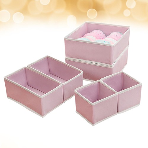 Fabric Storage Box Boxes Lingerie Organizer for Drawer Underskirt Case - Picture 5 of 12