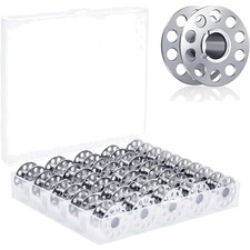 N&auml;hmaschinenspule Metall 25 St&uuml;ck Leer Aufbewahrungsbox f&uuml;r Haushaltsn&auml;hmaschine