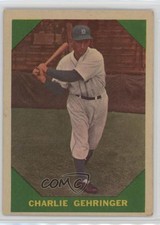 1960 Fleer Baseball Greats Charlie Gehringer #58 HOF rs2