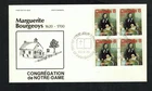 Canada #660, 1975 8¢ Bourgeoys block of 4, B. Jones cachet FDC
