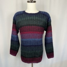 Paul Harris Design Mohair Blend Women's Vintage Knit Sweater Large 90s fashion