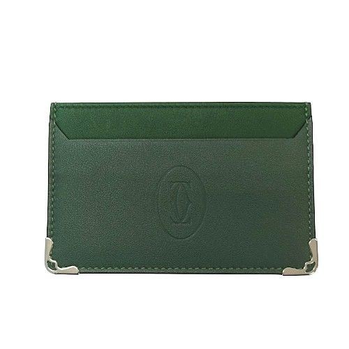 Cartier Simple Card Holder Must de Cartier L3002021 Leather Aventurine