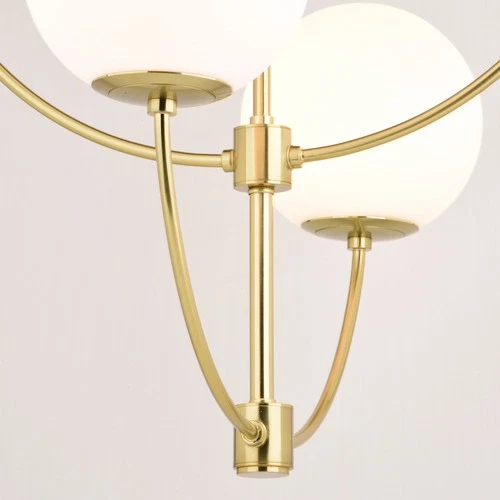 Vaxcel Lighting H0295 Avers 4 Light 26"W Chandelier - Brass - Picture 5 of 12