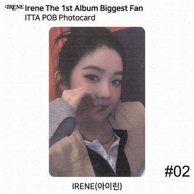 Irene From RED VELVET 1st Album Biggest Fan POB Photocard KPOP K
