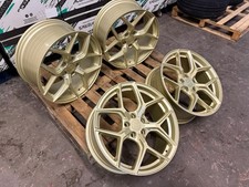 ❗VW Golf R Gti Clubsport Edition 45 Style XT2 19” Alloy Wheels 5x112 Gold