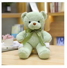 NEW 12" Baby Pink Plush Teddy Bear Stuffed Animal Toy Gift - Green