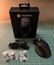 Keychron M6 Multi-Device Bluetooth Wireless Mouse ~ Black