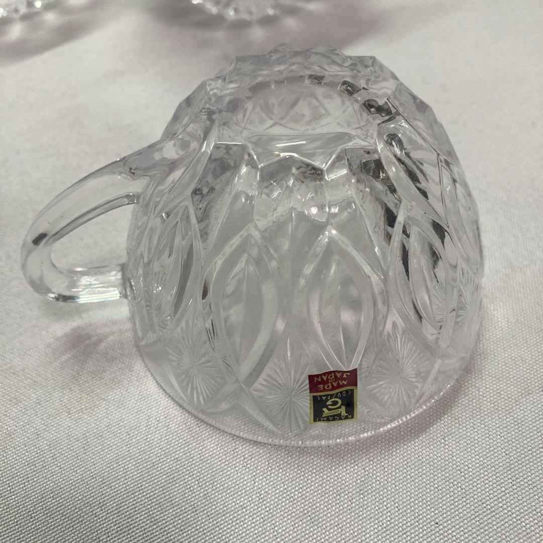 KAGAMI CRYSTAL Teacup 9x7cm/3.54x2.75