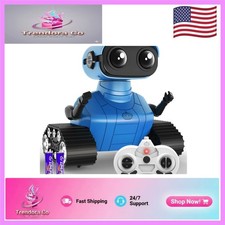 Interactive Emo Robot with Flexible Movements  LED Eyes - Ideal for Kids 5 