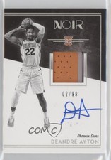 2018 Panini Noir Rookie Black and White 2/99 DeAndre Ayton #301 Patch Auto 00ev